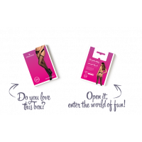 Сітчасті панчохи-стокінги зі стрілкою Obsessive Garter stockings S314 S/M/L, чорні, імітація гартері — Переглянути зображення 7