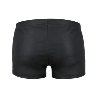 Чоловічі шкіряні боксери з клапаном Passion 050 SHORT PATRICK S/M Black — Переглянути зображення 6