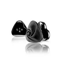 Вібратор для клітора з електростимуляцією Mystim Heart's Desire Black Edition — Переглянути зображення 1