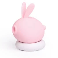 Вакуумний кліторальний стимулятор з вібрацією KISTOY Too Simple Pink — Переглянути зображення 1