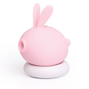Вакуумний кліторальний стимулятор з вібрацією KISTOY Too Simple Pink