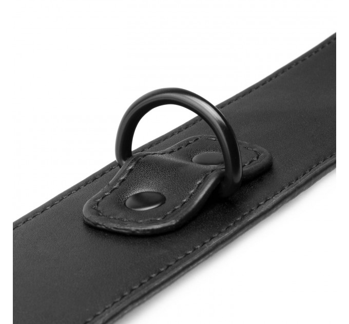 Наручники з нашийником Bedroom Fantasies: Collar & Wrist Cuffs, чорні