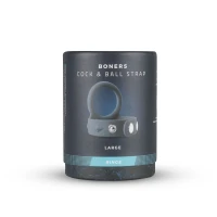 Подвійне ерекційне кільце Boners Cock &amp; Ball Strap L, регулювання діаметра, 3,5–6 см — Переглянути зображення 2