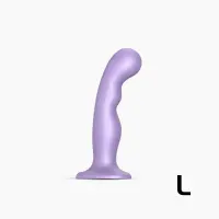 Насадка для страпона Strap-On-Me Dildo Plug P&amp;G Lilas Metallic L — Просмотреть изображение 1