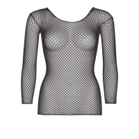 Сітчастий топ Leg Avenue Long Sleeves T-Shiets Black, One Size — Переглянути зображення 3