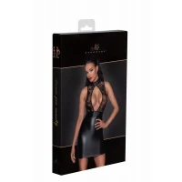 Сукня Noir Handmade F241 Short dress with powerwetlook skirt and tulle top, S — Переглянути зображення 12
