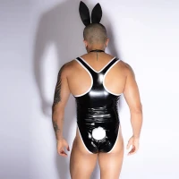 Чоловічий костюм зайчика JSY «Невтомний Мет» One Size, боді, метелик, вушка — Переглянути зображення 6