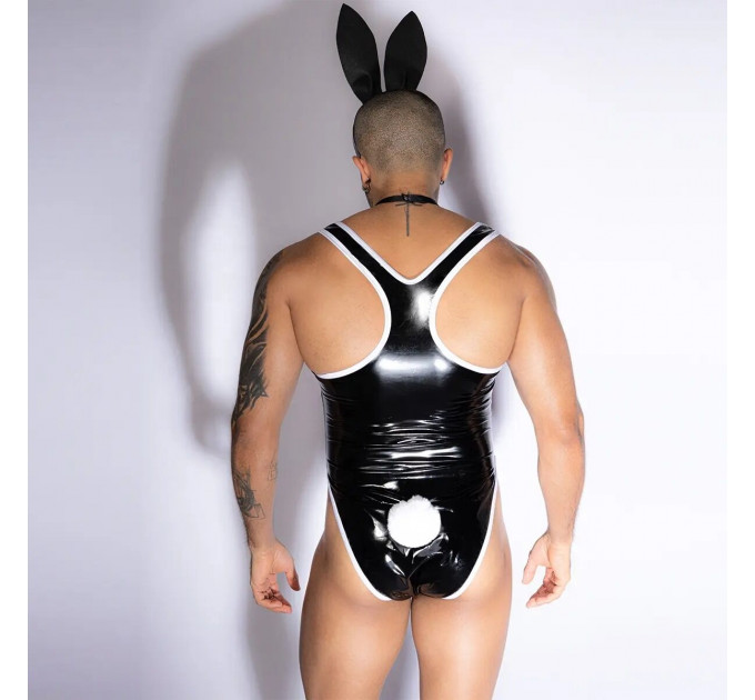 Чоловічий костюм зайчика JSY «Невтомний Мет» One Size, боді, метелик, вушка