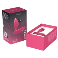 Анальна смарт-вібропробка We-Vibe Ditto+ Cosmic Pink, 10 режимів, пульт ДК — Переглянути зображення 14