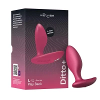 Анальна смарт-вібропробка We-Vibe Ditto+ Cosmic Pink, 10 режимів, пульт ДК — Переглянути зображення 16