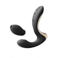 Вібратор-пульсатор з вакуумною насадкою Zalo – Talis G-Spot PulseWave Vibrator Obsidian Black — Переглянути зображення 1