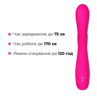 Осцилювальний смарт вібратор-кролик для точки G Lovense Osci 3, підігрів — Переглянути зображення 14