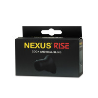 Эрекционное кольцо Nexus Rise Cock and Ball Sling, для члена и яичек, очень широкое — Просмотреть изображение 7
