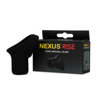 Эрекционное кольцо Nexus Rise Cock and Ball Sling, для члена и яичек, очень широкое