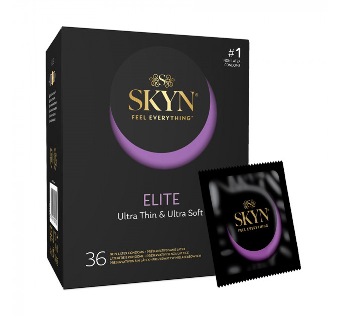 Безлатексні преміум-презервативи SKYN Elite 36 шт, ультратонкі