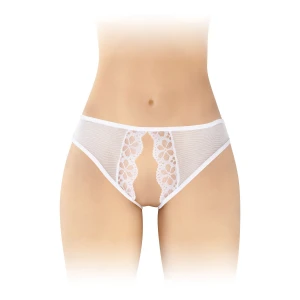 Трусики з відкритим доступом Fashion Secret Ambre White, сітка