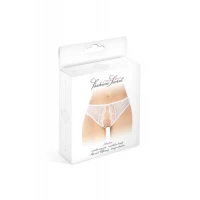 Трусики з відкритим доступом Fashion Secret Ambre White, сітка — Переглянути зображення 3