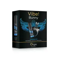 Набір Orgie Vibe Bunny: рідкий вібратор та ерекційне віброкільце — Просмотреть изображение 1