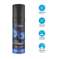 Набір Orgie Vibe Bunny: рідкий вібратор та ерекційне віброкільце — Просмотреть изображение 3