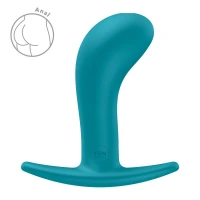 Анальна пробка Fun Factory BOOTIE L Aquamarine, діаметр 3,8 см, тонкий обмежувач — Просмотреть изображение 2