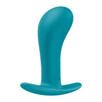 Анальна пробка Fun Factory BOOTIE L Aquamarine, діаметр 3,8 см, тонкий обмежувач — Просмотреть изображение 3