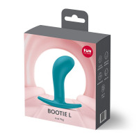 Анальна пробка Fun Factory BOOTIE L Aquamarine, діаметр 3,8 см, тонкий обмежувач — Переглянути зображення 7