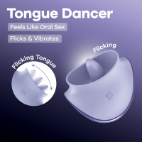 Вибростимулятор для клитора Satisfyer Tongue Dancer с язычком — Просмотреть изображение 6