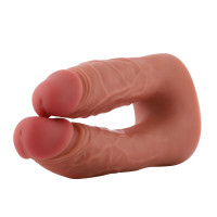 Двойной фаллоимитатор для секс-машин Hismith Silicone Double Penetrator Dildo, система KlicLok — Просмотреть изображение 6