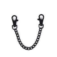 Наручники Liebe Seele Flower Rhythm - Black and Red Leather Flowers Hand Cuffs — Переглянути зображення 4