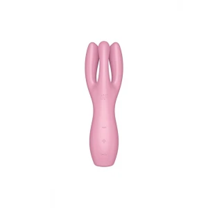 Кліторальний вібратор Satisfyer Threesome 3 Pink з трьома пальчиками