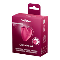 Вакуумний стимулятор-серце з вібрацією Satisfyer Cutie Heart Battery Series (м'яте паковання!!!) — Переглянути зображення 8