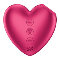 Вакуумний стимулятор-серце з вібрацією Satisfyer Cutie Heart Battery Series (м'яте паковання!!!) — Переглянути зображення 4