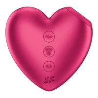 Вакуумний стимулятор-серце з вібрацією Satisfyer Cutie Heart Battery Series (м'яте паковання!!!) — Переглянути зображення 4