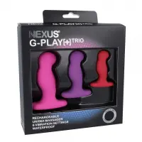 Набір вібромасажерів простати Nexus G-Play Trio Plus, макс діаметр 2,3-3,0-3,5 см, для новачків — Переглянути зображення 2