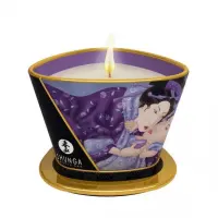 Масажна свічка Shunga Massage Candle – Exotic Fruits (170 мл) з афродизіаками — Переглянути зображення 1