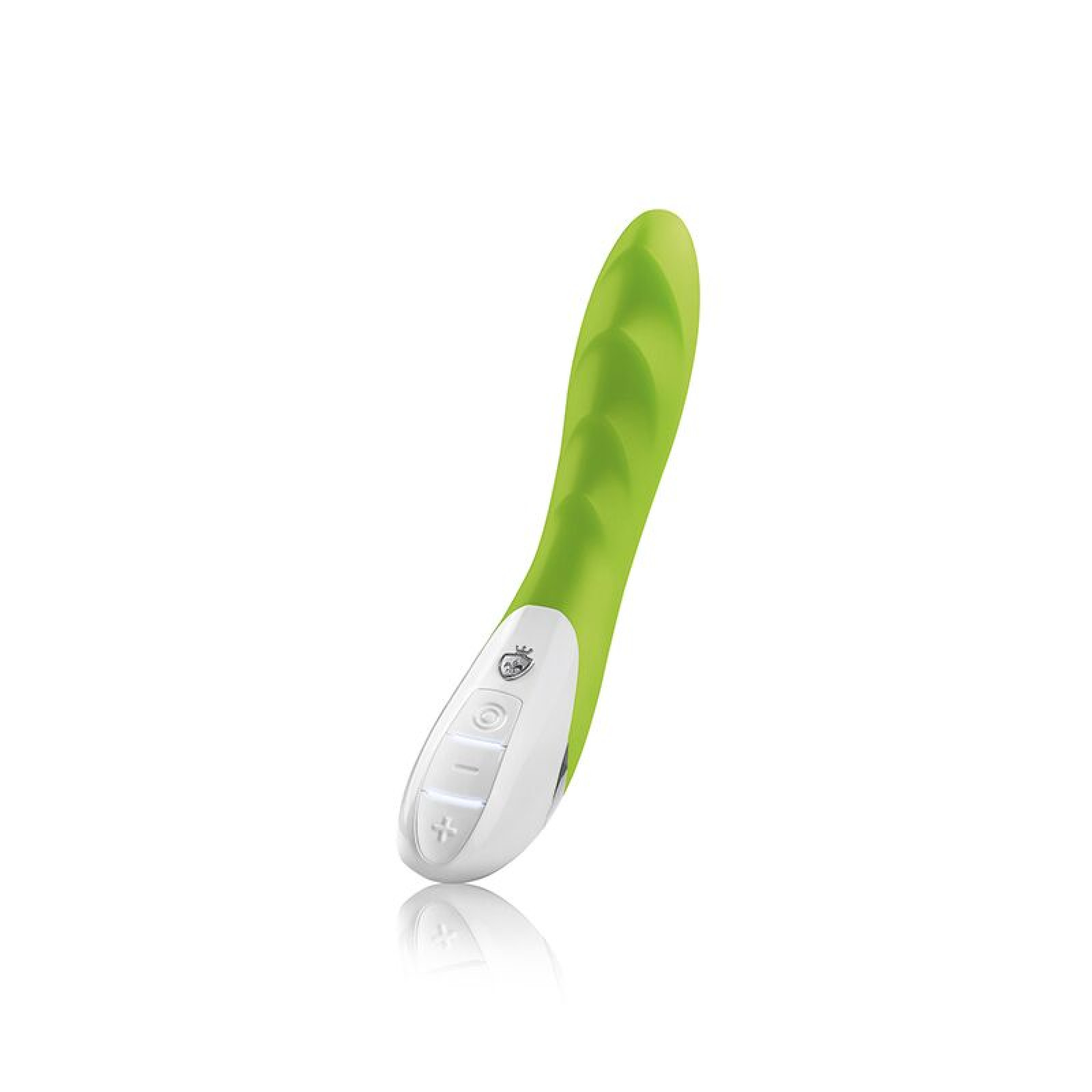 Потужний вібратор Mystim Sassy Simon Green з двома моторами і стимулюючим рельєфом