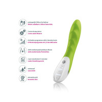 Потужний вібратор Mystim Sassy Simon Green з двома моторами і стимулюючим рельєфом — Переглянути зображення 7