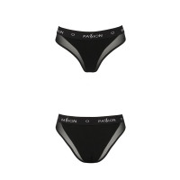 Трусики с прозрачной вставкой Passion PS002 PANTIES M, black
