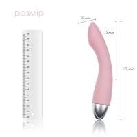 Вібратор для точки G з інтелектуальним режимом Svakom Amy Pale Pink — Переглянути зображення 2