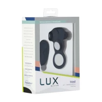 Подвійне ерекційне кільце з вібрацією Lux Active-Triad - Vibrating Dual Cock Ring, пульт ДК — Переглянути зображення 9