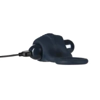 Подвійне ерекційне кільце з вібрацією Lux Active-Triad - Vibrating Dual Cock Ring, пульт ДК — Переглянути зображення 5