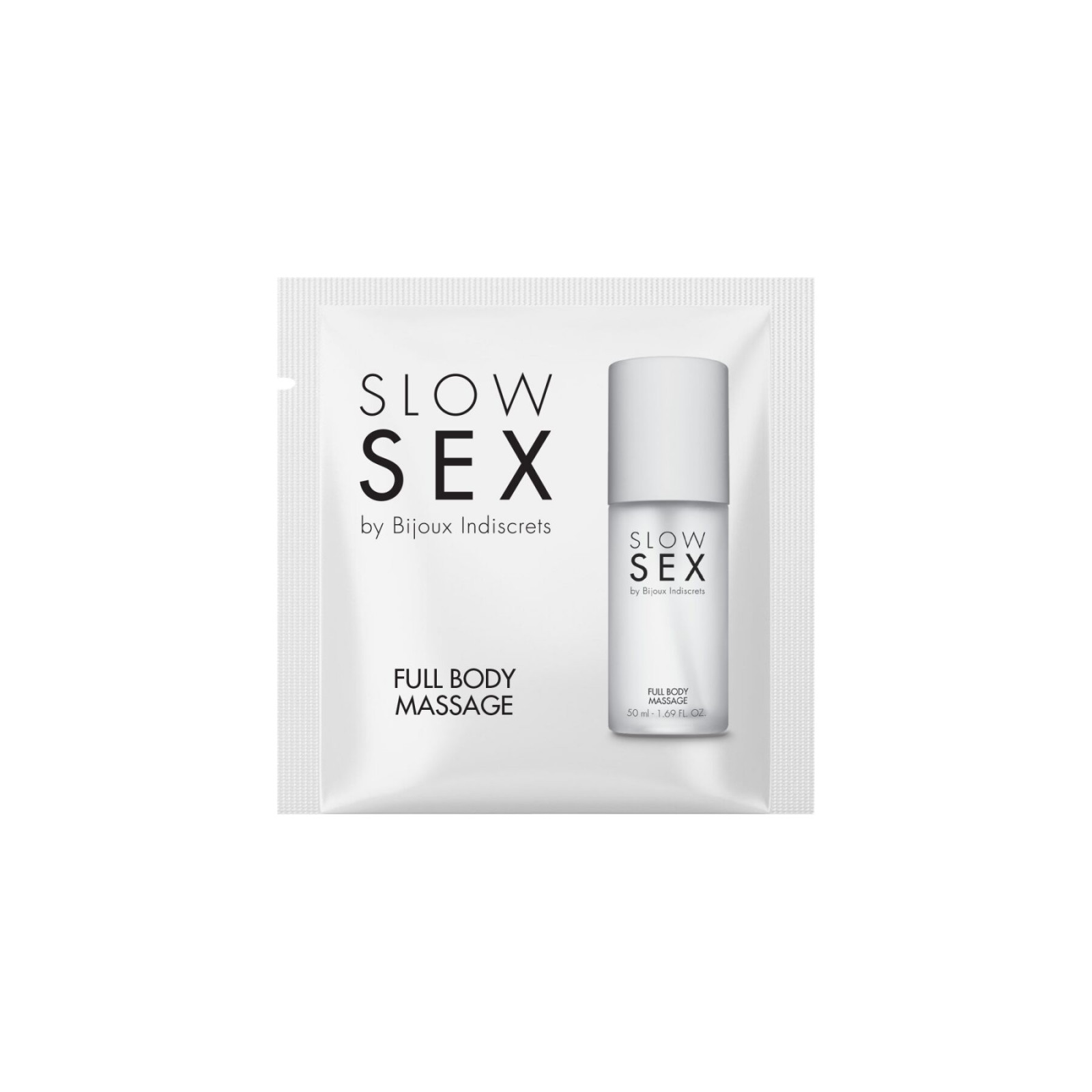 Пробник силиконового геля для массажа всего тела Bijoux Indiscrets Slow Sex Full body massage
