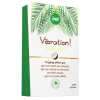 Рідкий вібратор Intt Vibration Coconut Vegan (15 мл),  дуже смачний, діє до 30 хвилин — Переглянути зображення 3