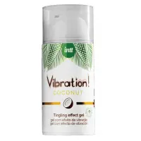 Рідкий вібратор Intt Vibration Coconut Vegan (15 мл),  дуже смачний, діє до 30 хвилин — Переглянути зображення 2