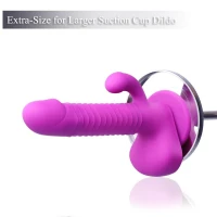 Кріплення для фалоімітаторів на присосці для секс-машин Hismith Suction Cup Adapter 4.5″ KlicLok - S — Просмотреть изображение 10