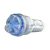 Мастурбатор Fleshlight Turbo Core Blue Ice, оральний секс (глибоке горло) — Переглянути зображення 2
