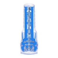 Мастурбатор Fleshlight Turbo Core Blue Ice, оральний секс (глибоке горло) — Переглянути зображення 5