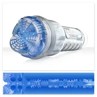 Мастурбатор Fleshlight Turbo Core Blue Ice, оральний секс (глибоке горло) — Переглянути зображення 1