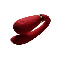 Смартвібратор для пар Zalo — Fanfan Bright Red — Переглянути зображення 1