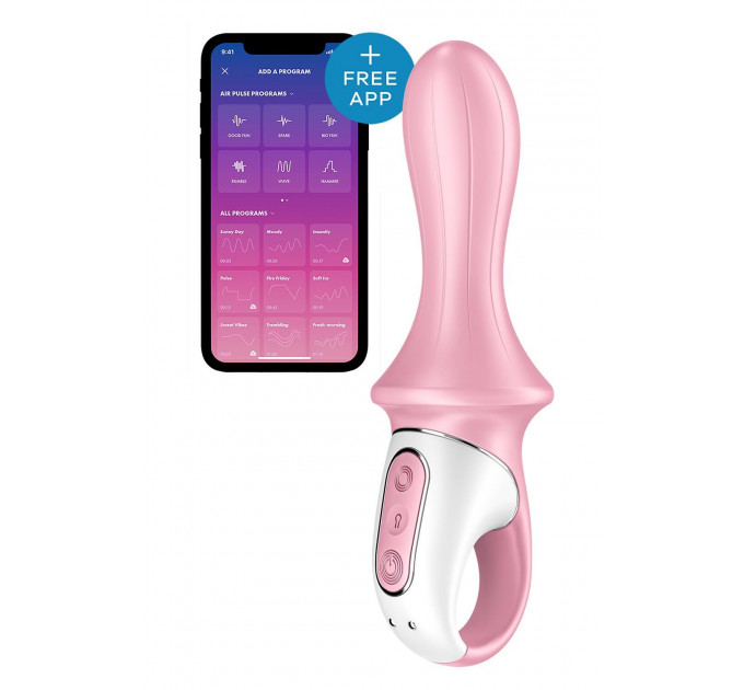 Анальний смарт-вібратор Satisfyer Air Pump Booty 5+, надувається